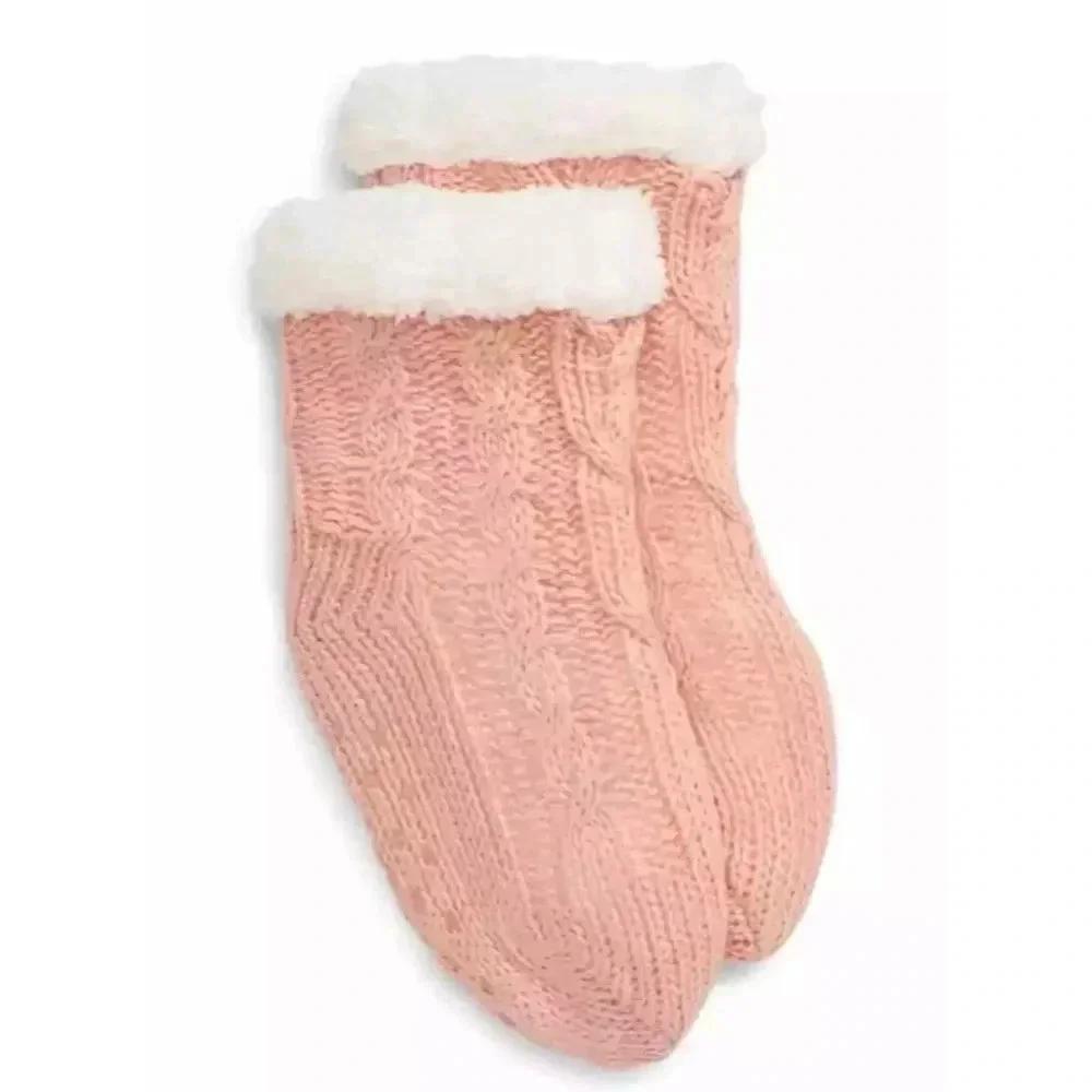 Tucker + Tate Cozy Cable Knit Slipper / Socks